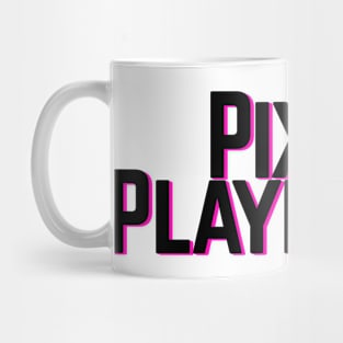 Pixel Playhouse Black Logo Mug